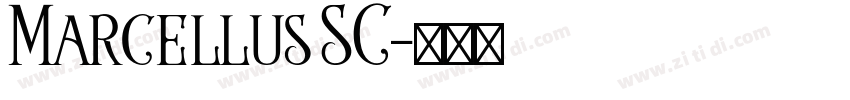 Marcellus SC字体转换